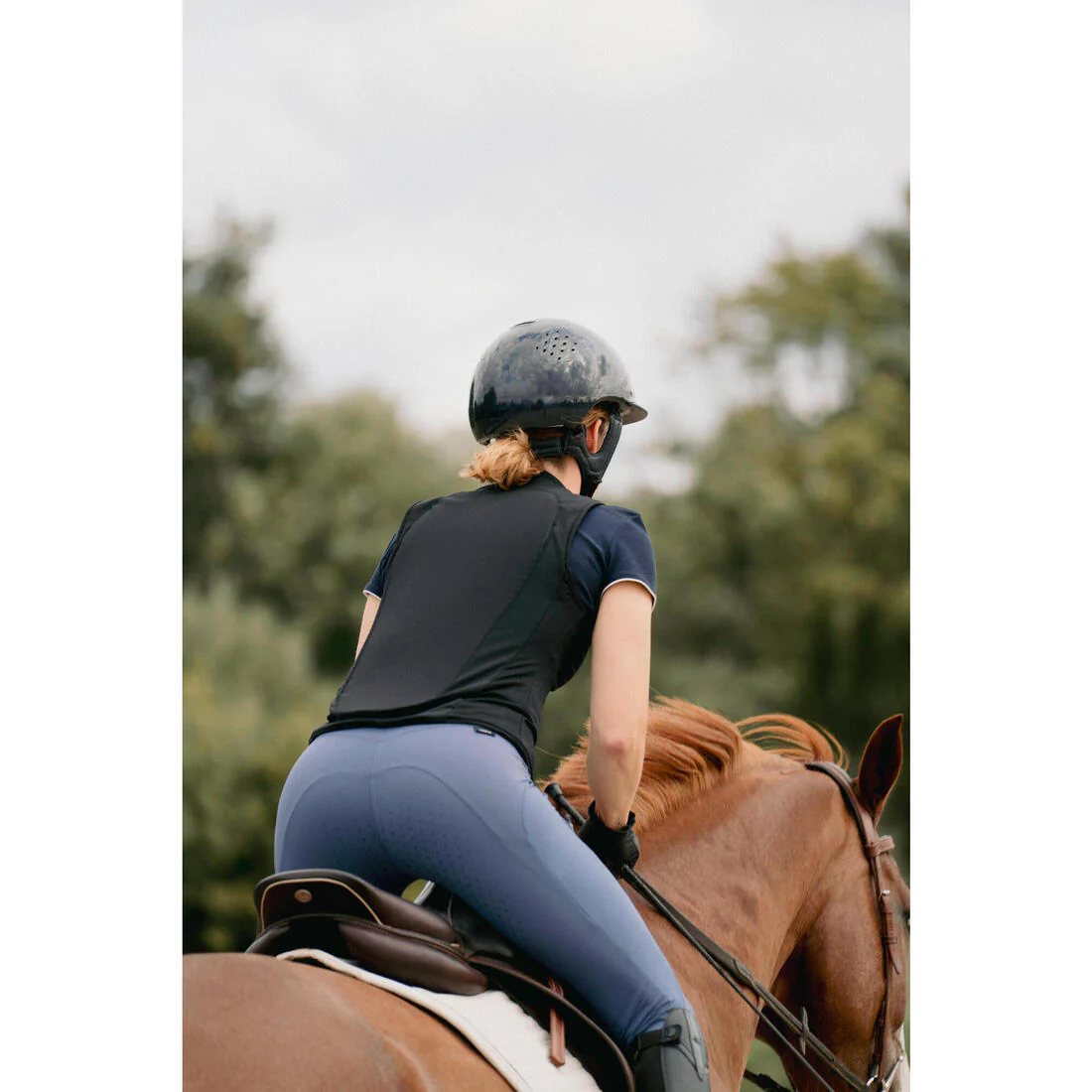 Protector Dorsal Equitación 500 Adulto Negro Flexible D3O® - Image 11
