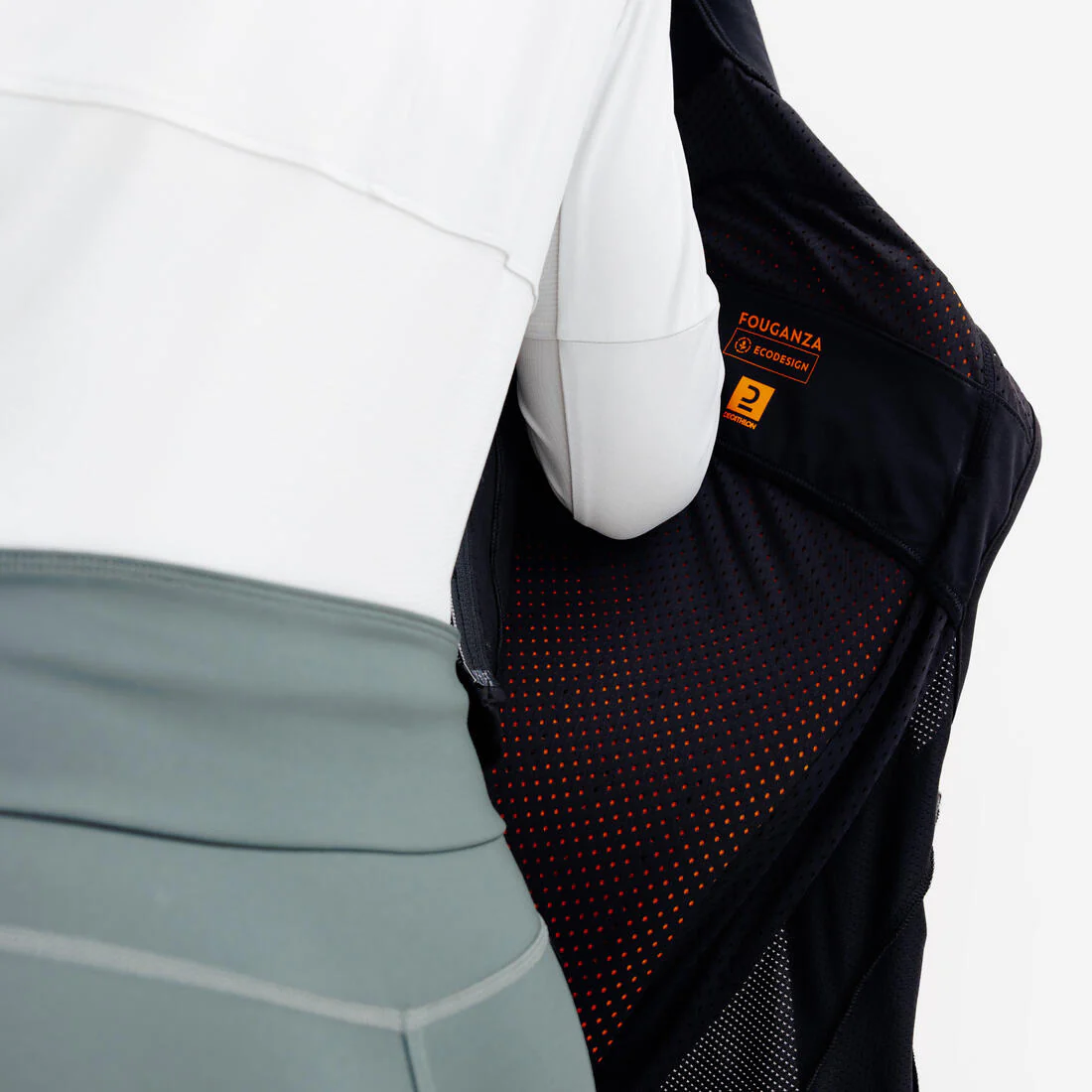 Protector Dorsal Equitación 500 Adulto Negro Flexible D3O® - Image 7