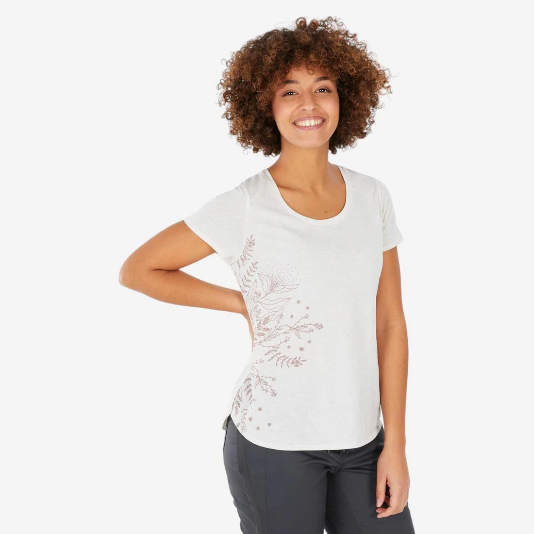 REMERA DE SENDERISMO MUJER NH500