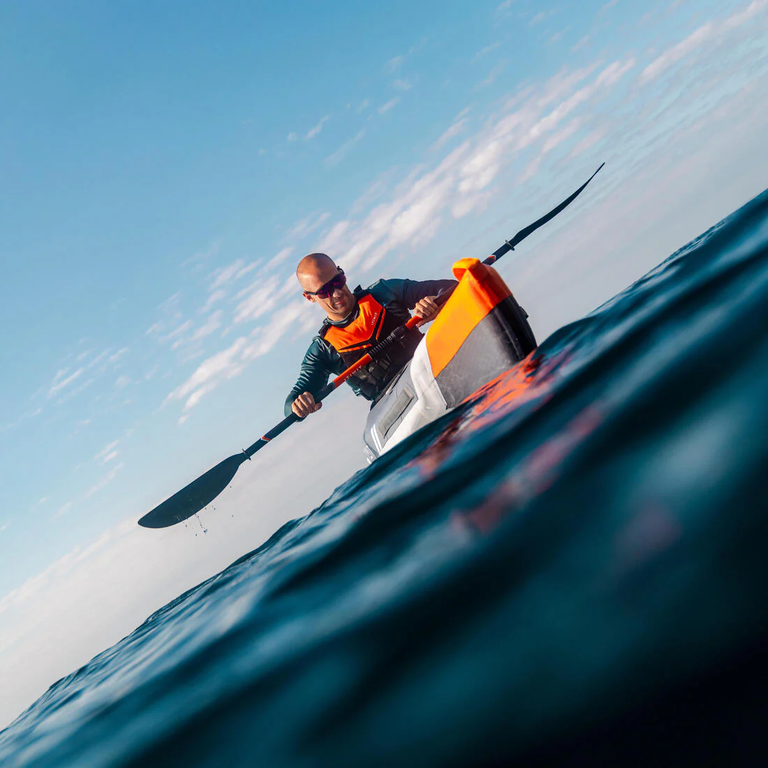 REMO KAYAK X500 CARBONO + PLÁSTICO DESMONTABLE 2 PARTES AJUSTABLE 210-220 CM - Image 2