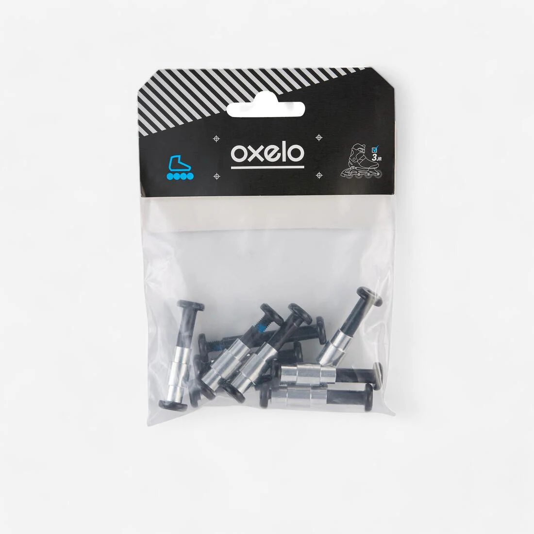 SET DE PERNOS CON SEPARADORES PARA PATINES EN LÍNEA 9 UNIDADES 6MM