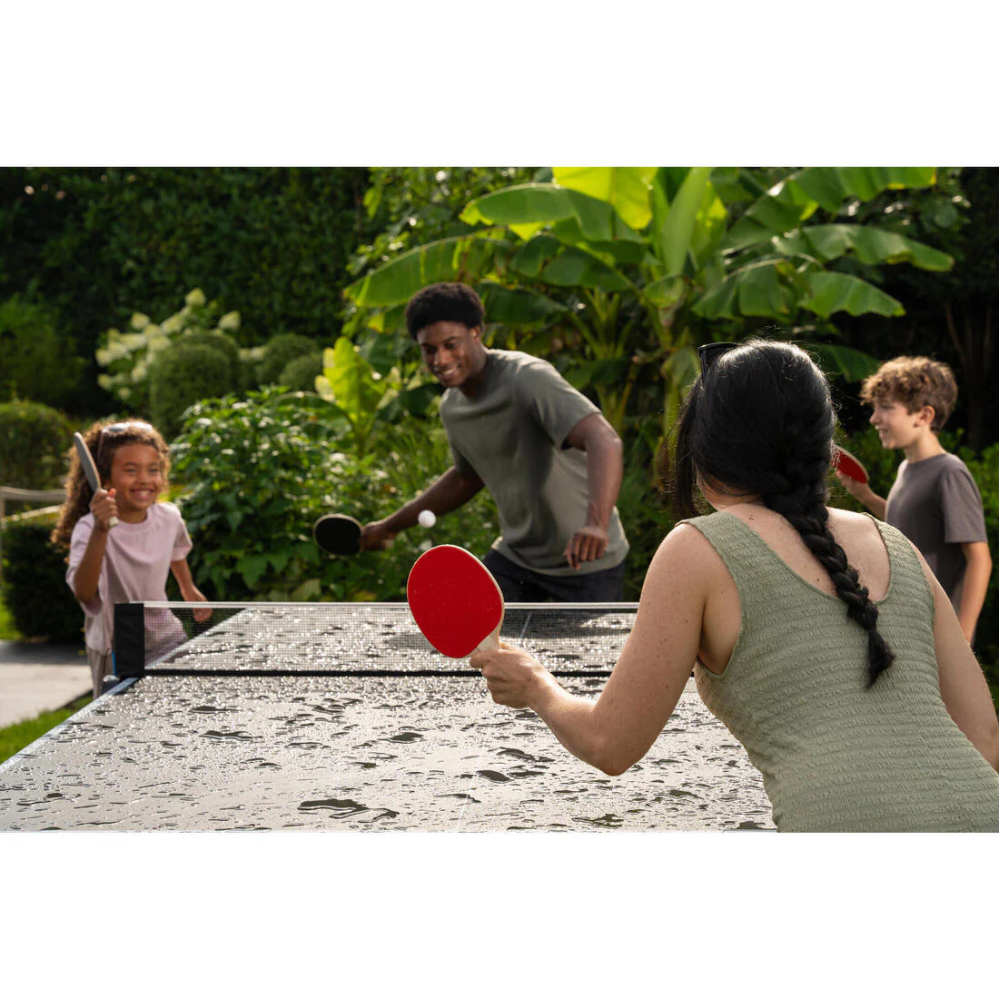 SET PALAS PING-PONG RESISTENTES + 3 PELOTAS PPR 500 - Image 10