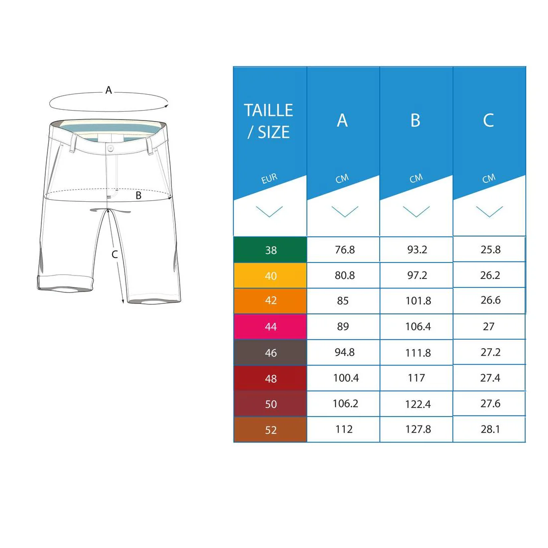SHORTS GOLF HOMBRE MW500 ALGODÓN - Image 16