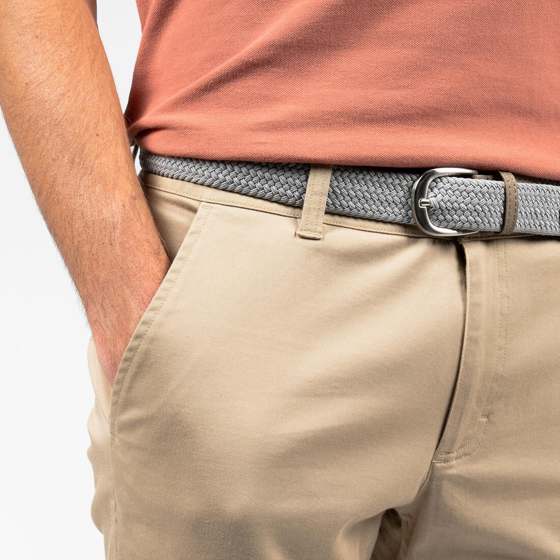 SHORTS GOLF HOMBRE MW500 ALGODÓN - Image 4