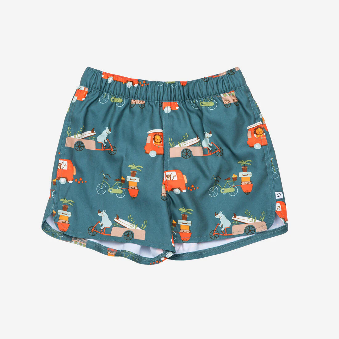 SHORTS BEBÉ CAQUI CAMIONES - Image 2