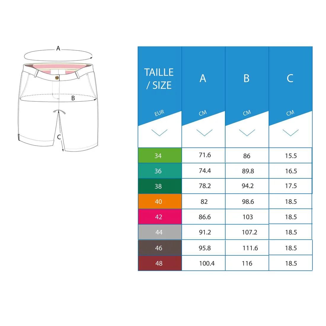 SHORT GOLF MUJER MW500 - Image 18