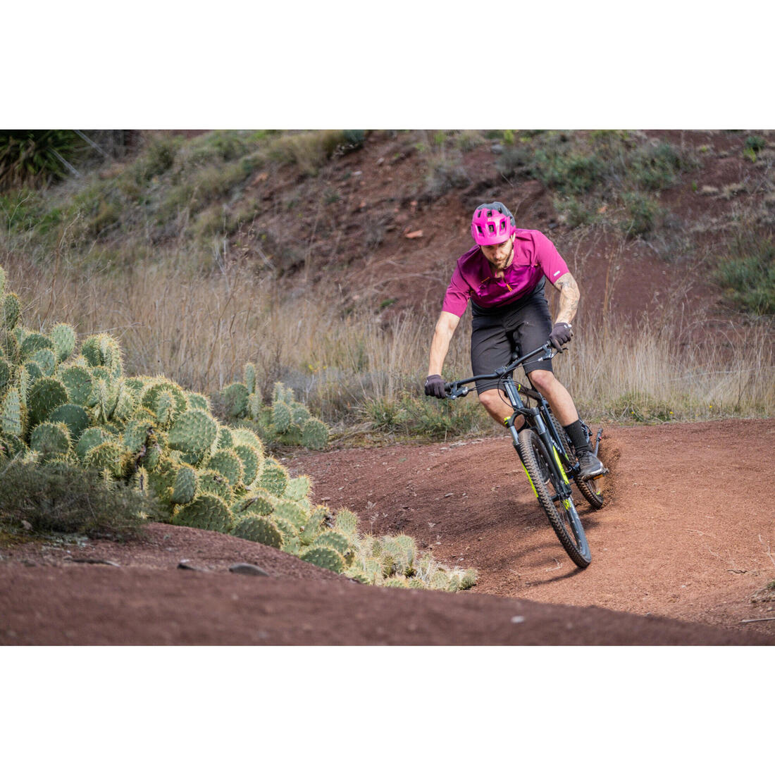 SHORTS CICLISMO MTB HOMBRE NEGRO CORTE CARGO - Image 14