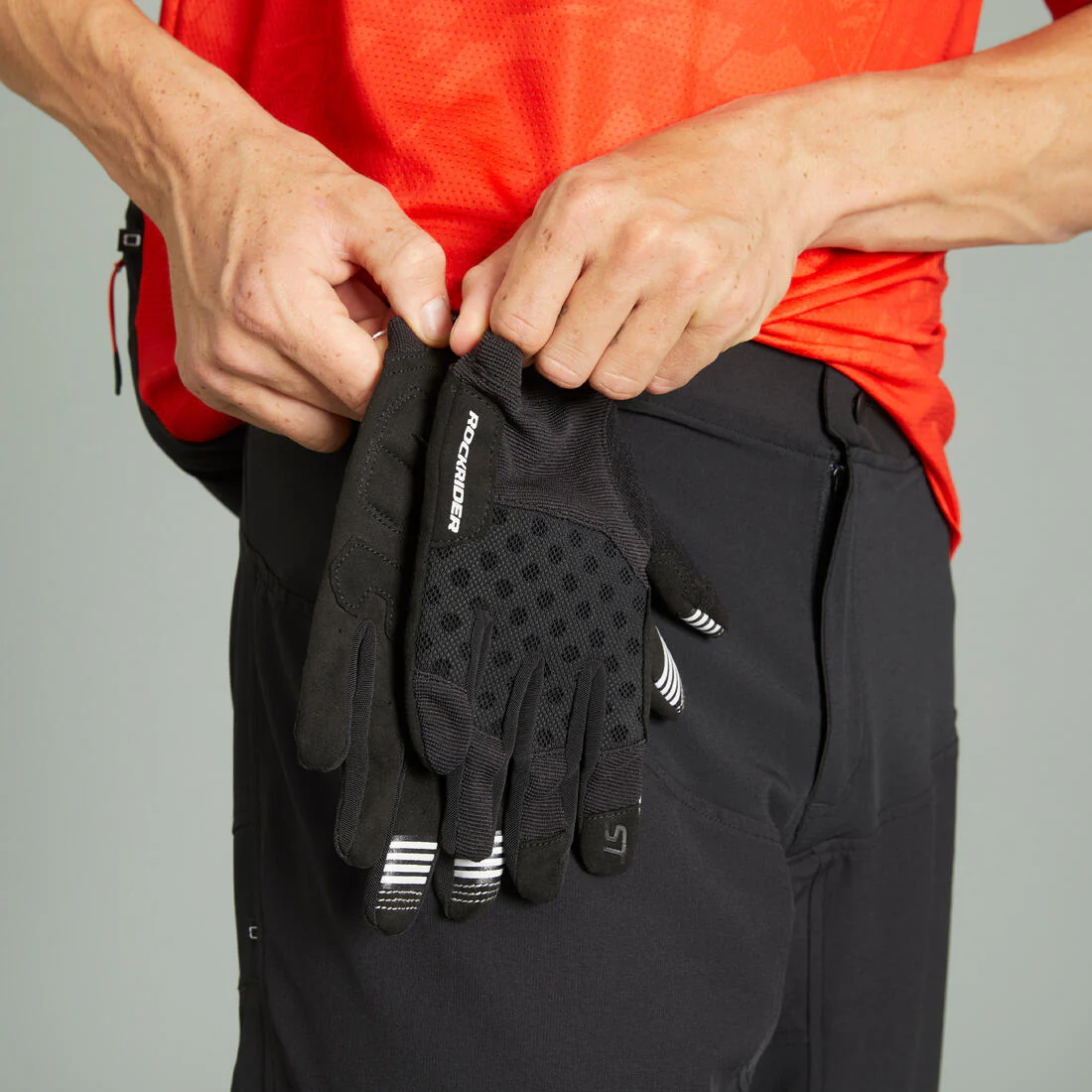 SHORTS CICLISMO MTB HOMBRE NEGRO CORTE CARGO - Image 9