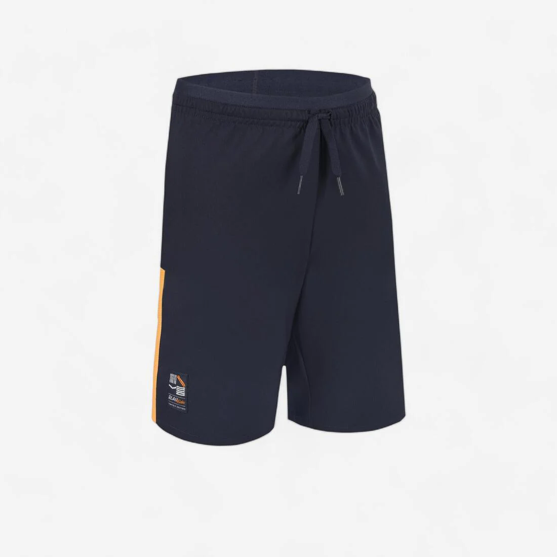 SHORTS DE FÚTBOL NIÑOS AZUL MARINO Y NARANJA