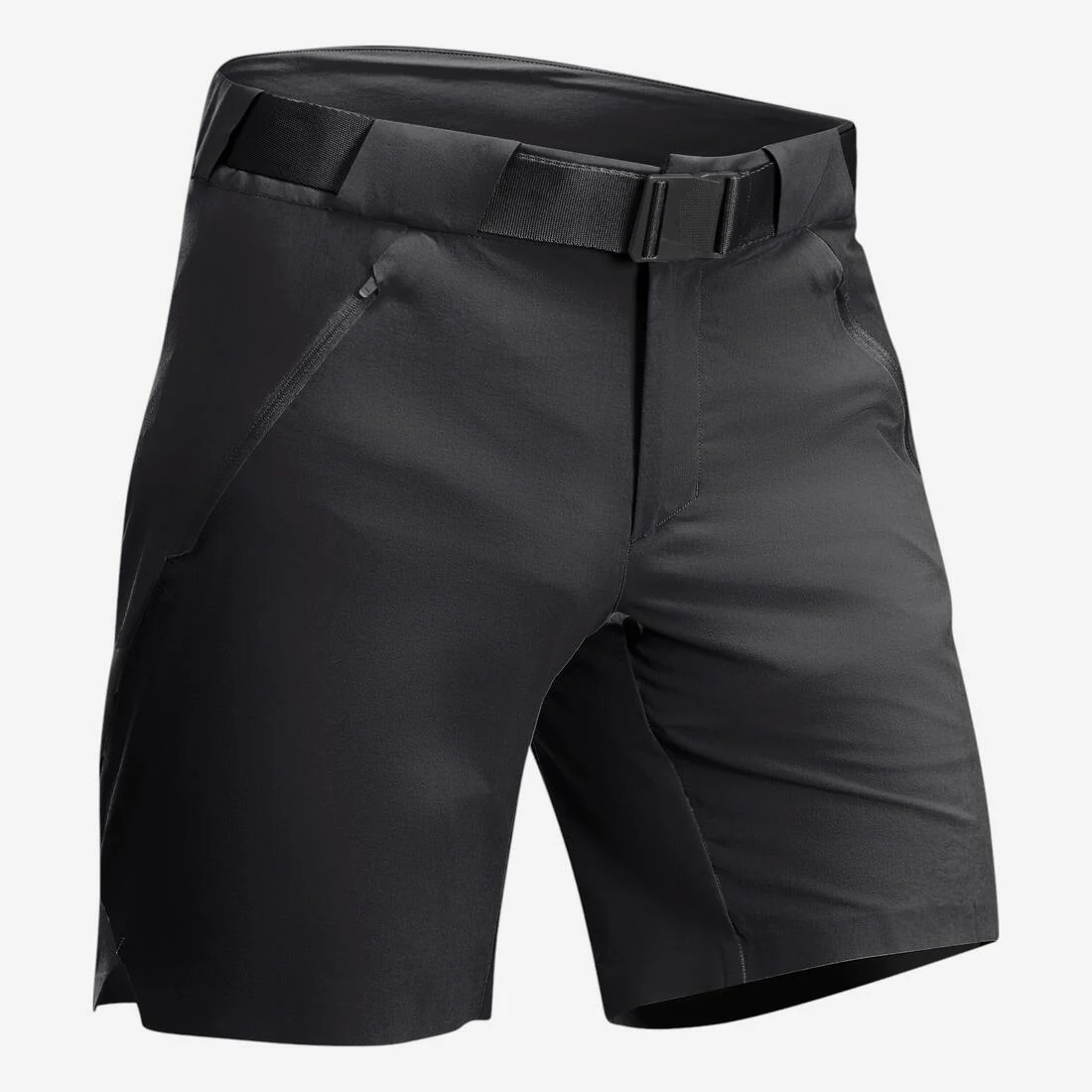 SHORTS DE SENDERISMO HOMBRE MH500 NEGRO