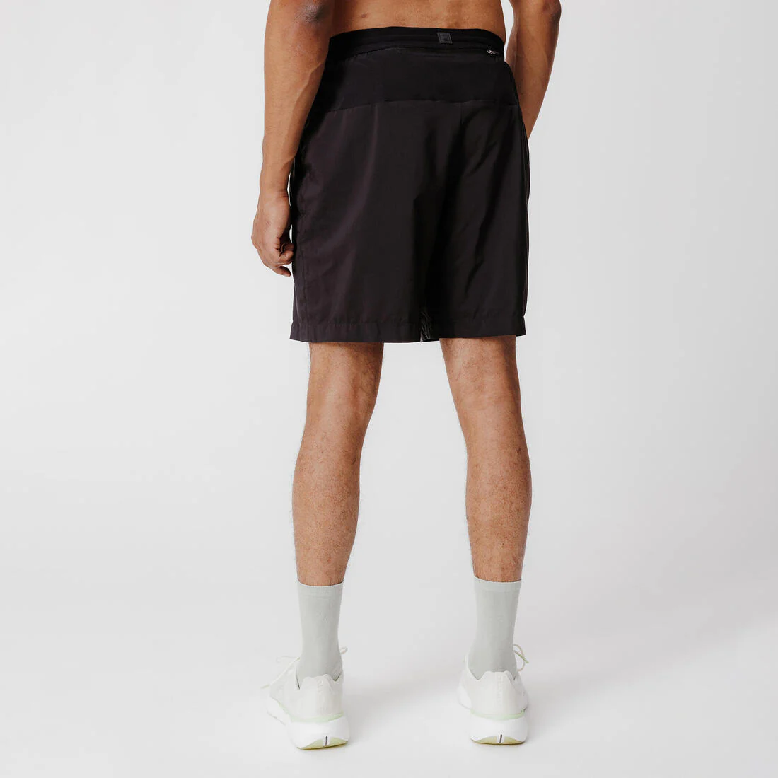 Shorts running transpirable 2 en 1 hombre - Dry 550 negro - Image 5