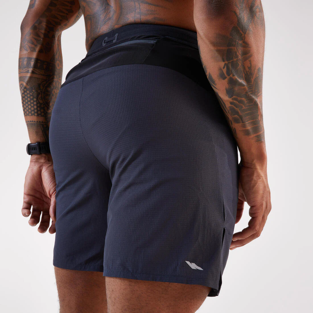 SHORTS TRAIL RUNNING HOMBRE KIPRUN RUN 900 ULTRA GRIS - Image 6