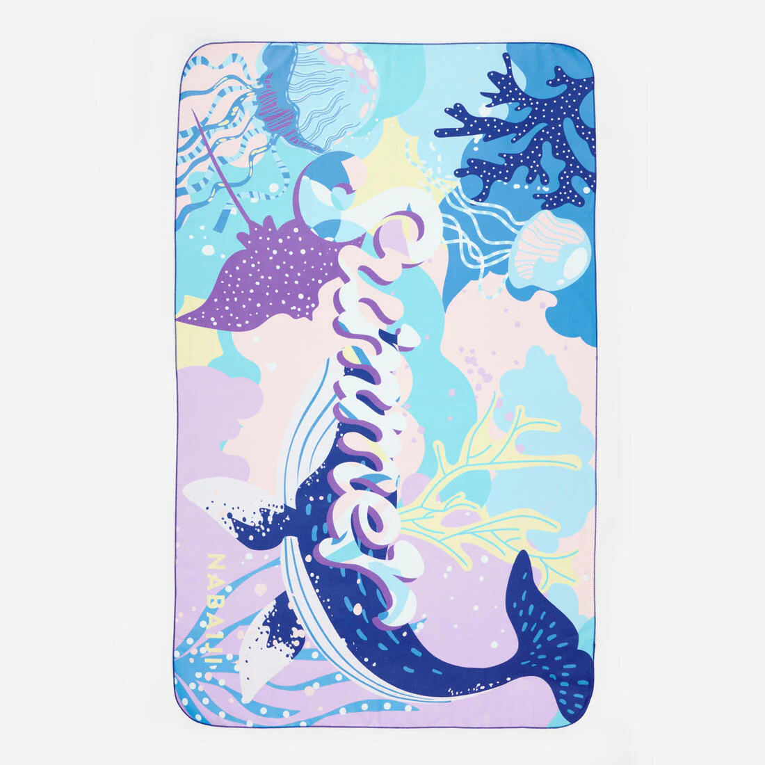 Toalla Natación Microfibra Compacta Broches Talla L 80 x 130 cm - Image 2