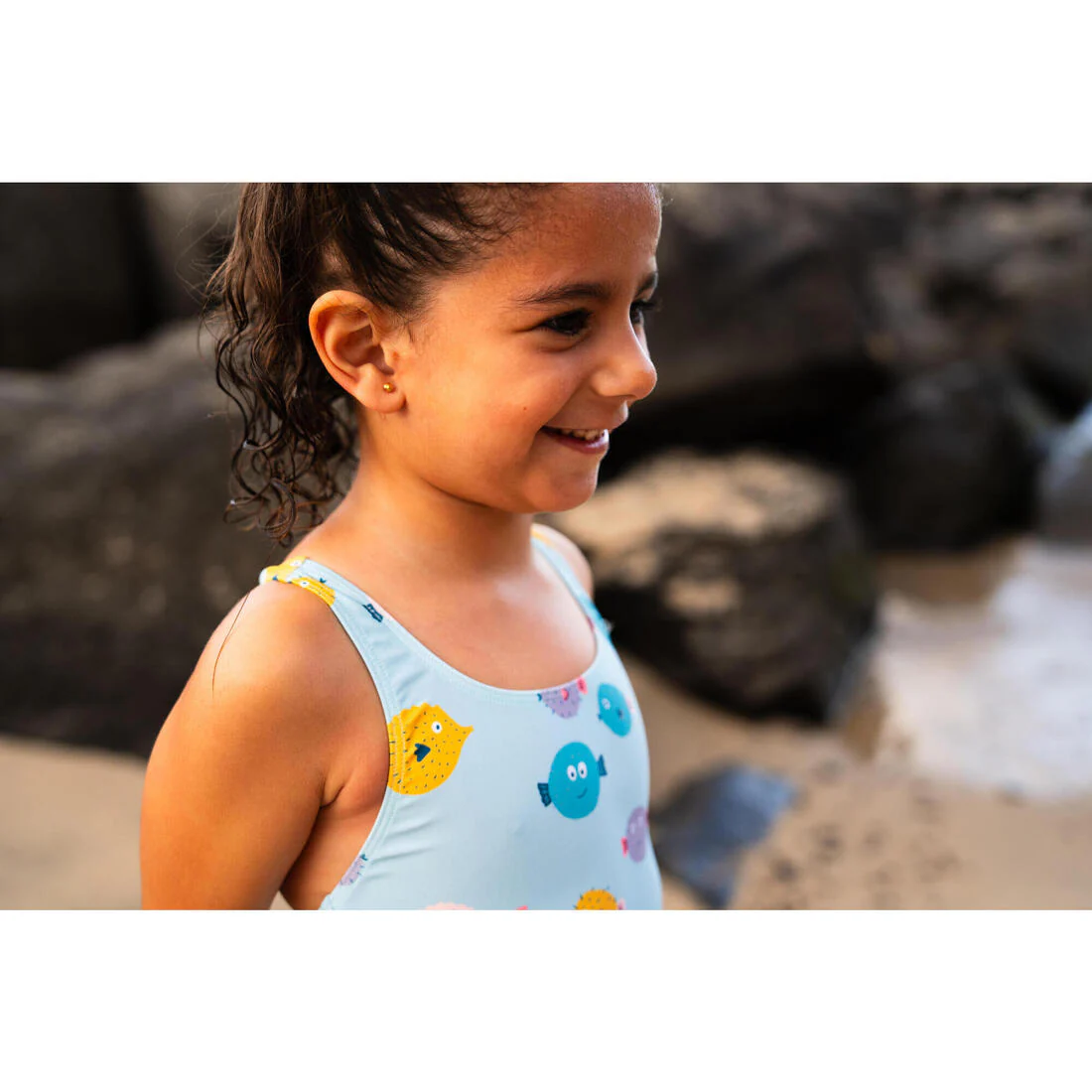 TRAJE DE BAÑO BEBÉ/NIÑA ESTAMPADOS PECES - Image 5