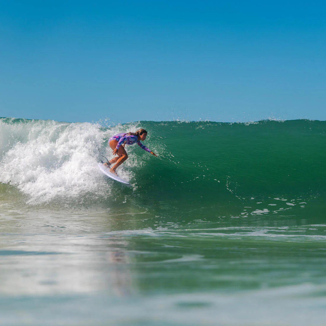 TRAJE DE BAÑO ANTI-UV SURF NIÑA 500 CIERRE FRONTAL - Image 17