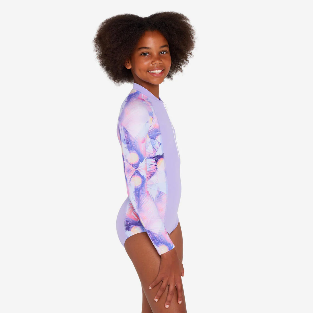 TRAJE DE BAÑO ANTI-UV SURF NIÑA 500 CIERRE FRONTAL - Image 8