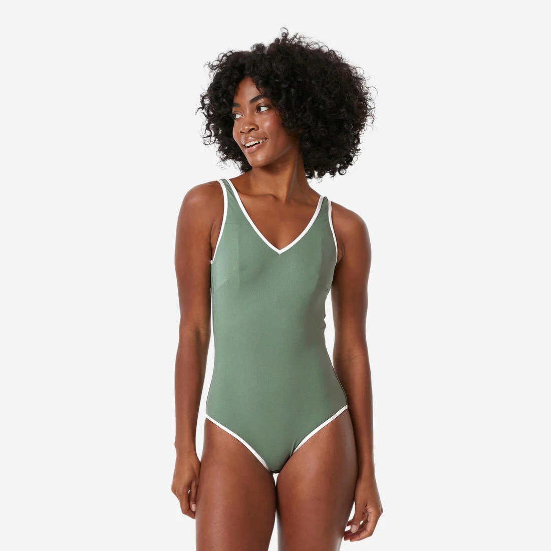 TRAJE DE BAÑO NATACIÓN MUJER VIRGINIA VERDE