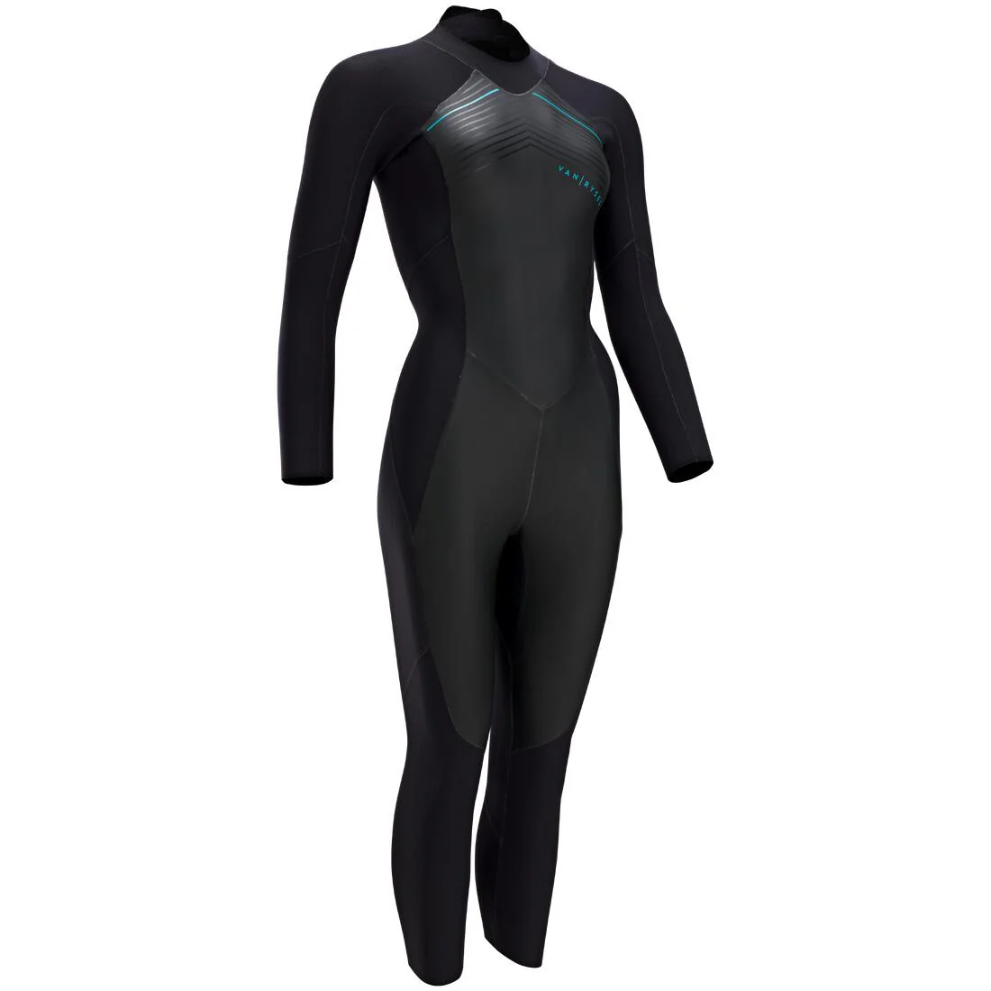 TRAJE DE NEOPRENO TRIATLÓN MUJER SD NEGRO - Image 2