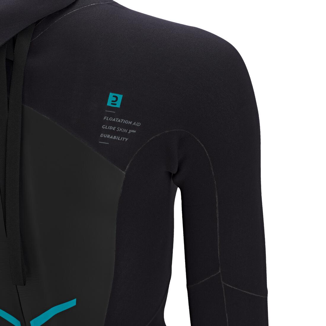 TRAJE DE NEOPRENO TRIATLÓN MUJER SD NEGRO - Image 9