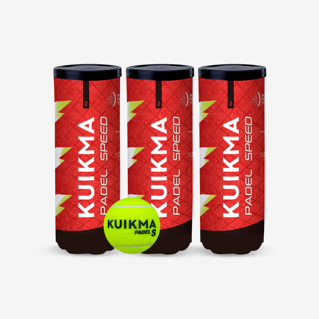 TRIPACK DE PÁDEL PRESURIZADO - KUIKMA PB SPEED