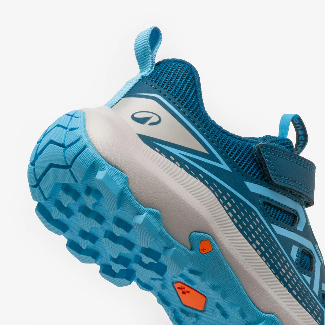 Zapatillas senderismo niños de la 24 a la 34, Crosscrock tira autoadherente azul - Image 5