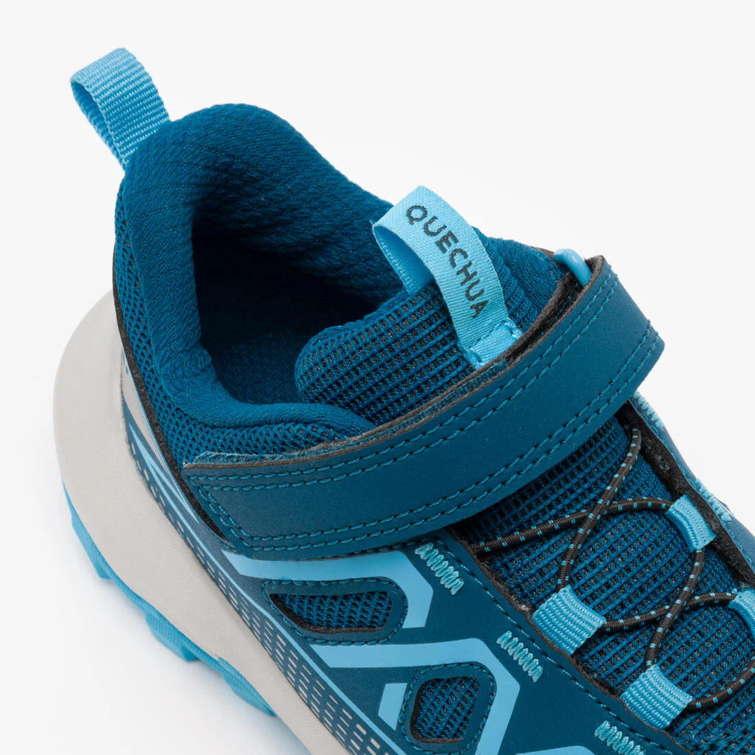 Zapatillas senderismo niños de la 24 a la 34, Crosscrock tira autoadherente azul - Image 6