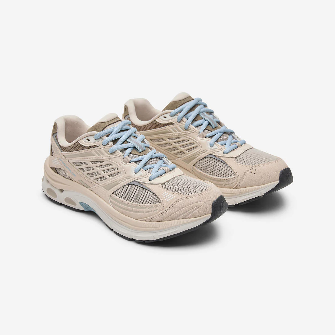 ZAPATILLAS RETRO RUNNING MUJER RR2K BEIGE CELESTE - Image 2