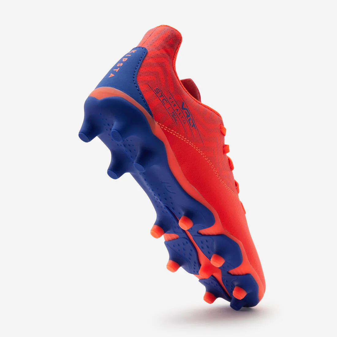 Botines de Fútbol Niño con Cordones Viralto I Campo Natural FG Rojos - Image 18