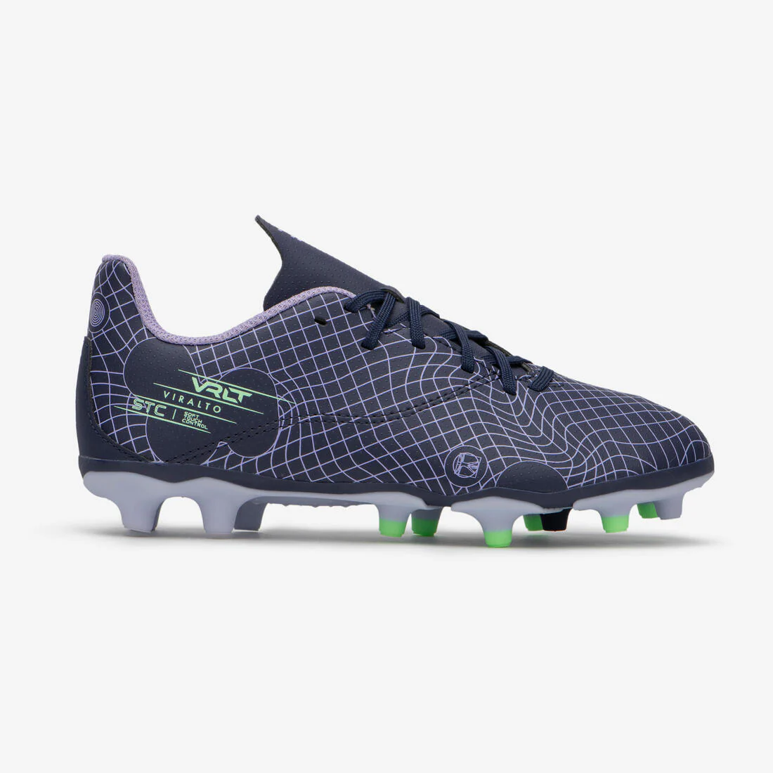 Botines de Fútbol Niño con Cordones Viralto I Campo Natural FG Rojos - Image 4