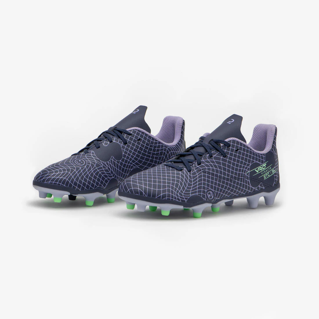 Botines de Fútbol Niño con Cordones Viralto I Campo Natural FG Rojos - Image 7