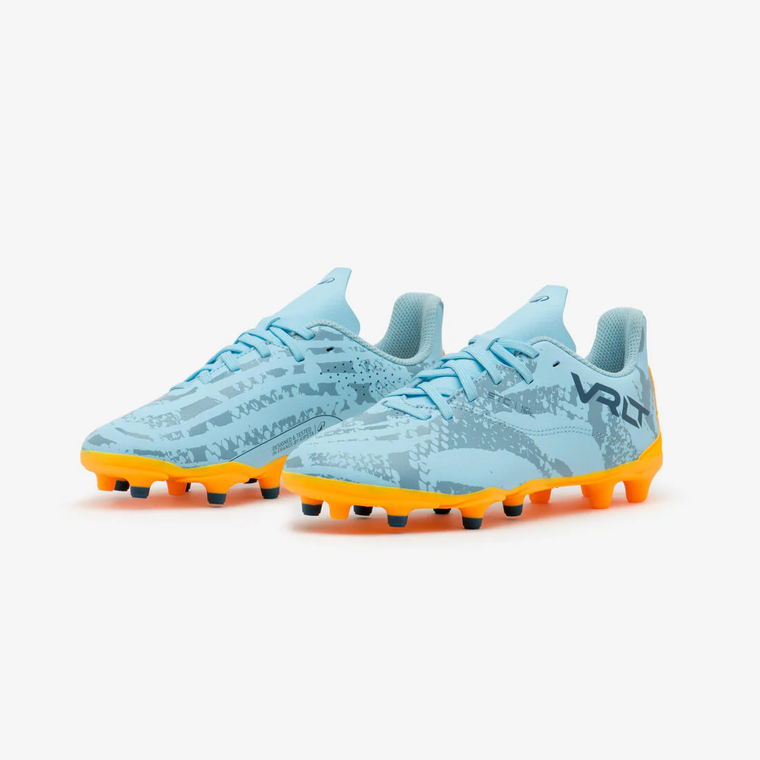 Botines de Fútbol Niño con Cordones Viralto I Campo Natural FG Rojos - Image 8