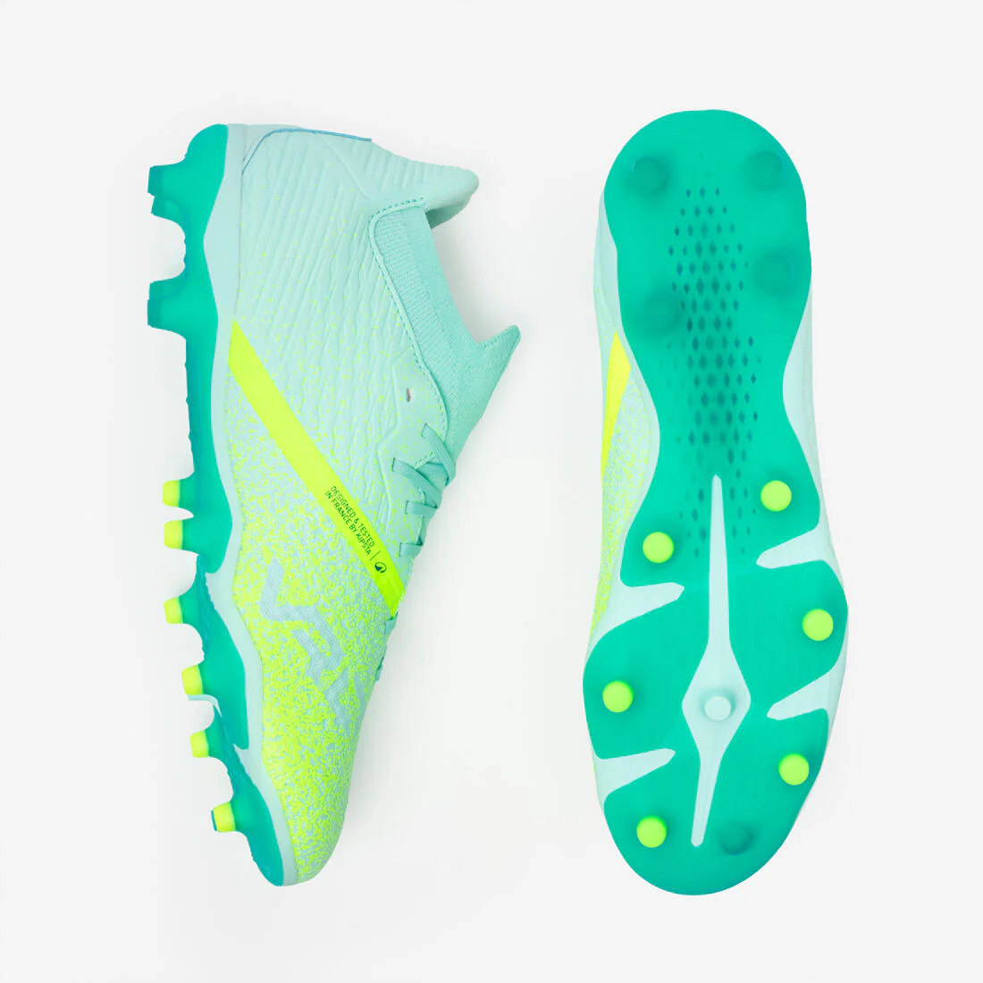 Botines de Fútbol Viralto III 3D Airmesh Campo Natural FG Negros - Image 15